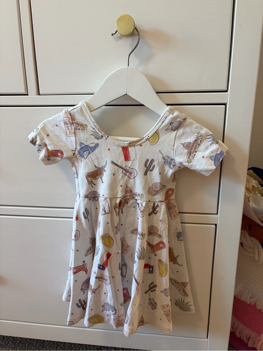 Nola Tawk Texas Rodeo Dress 2T Cowboy Western Swing Dress Girls